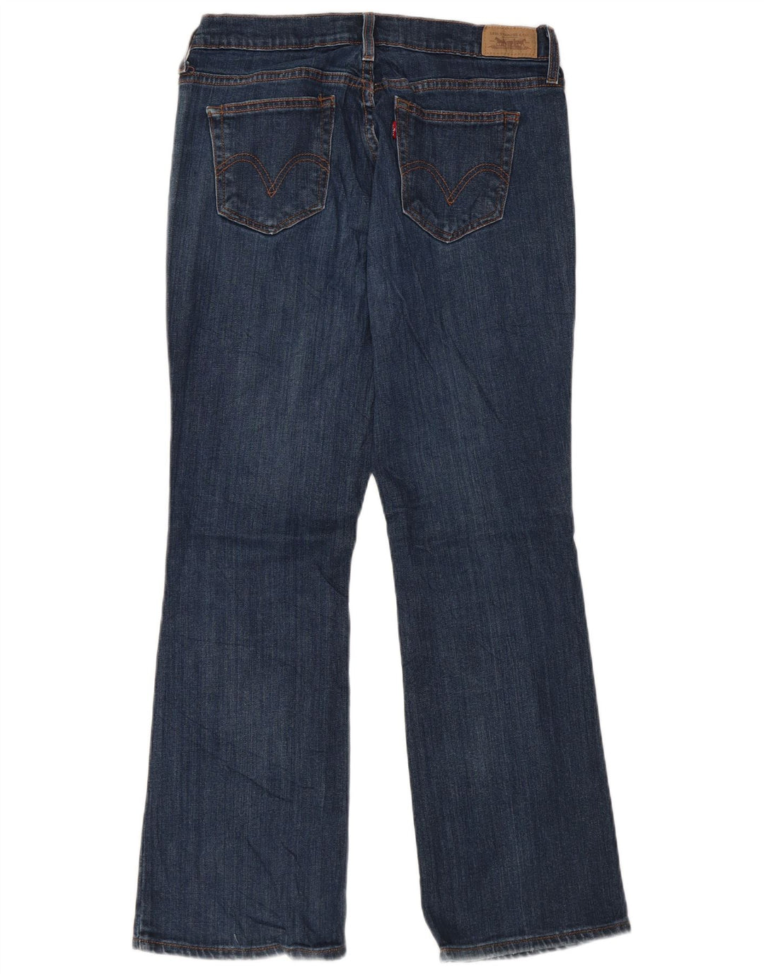 Levi's Donna 515 Bootcut Jeans US 10 Large W32 L30 Cotone Blu