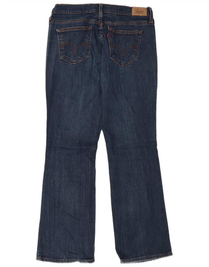 Levi's Donna 515 Bootcut Jeans US 10 Large W32 L30 Cotone Blu