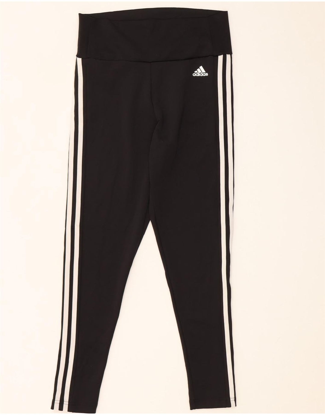 Leggings ADIDAS Aeroready da donna UK 12/14 Poliestere nero medio