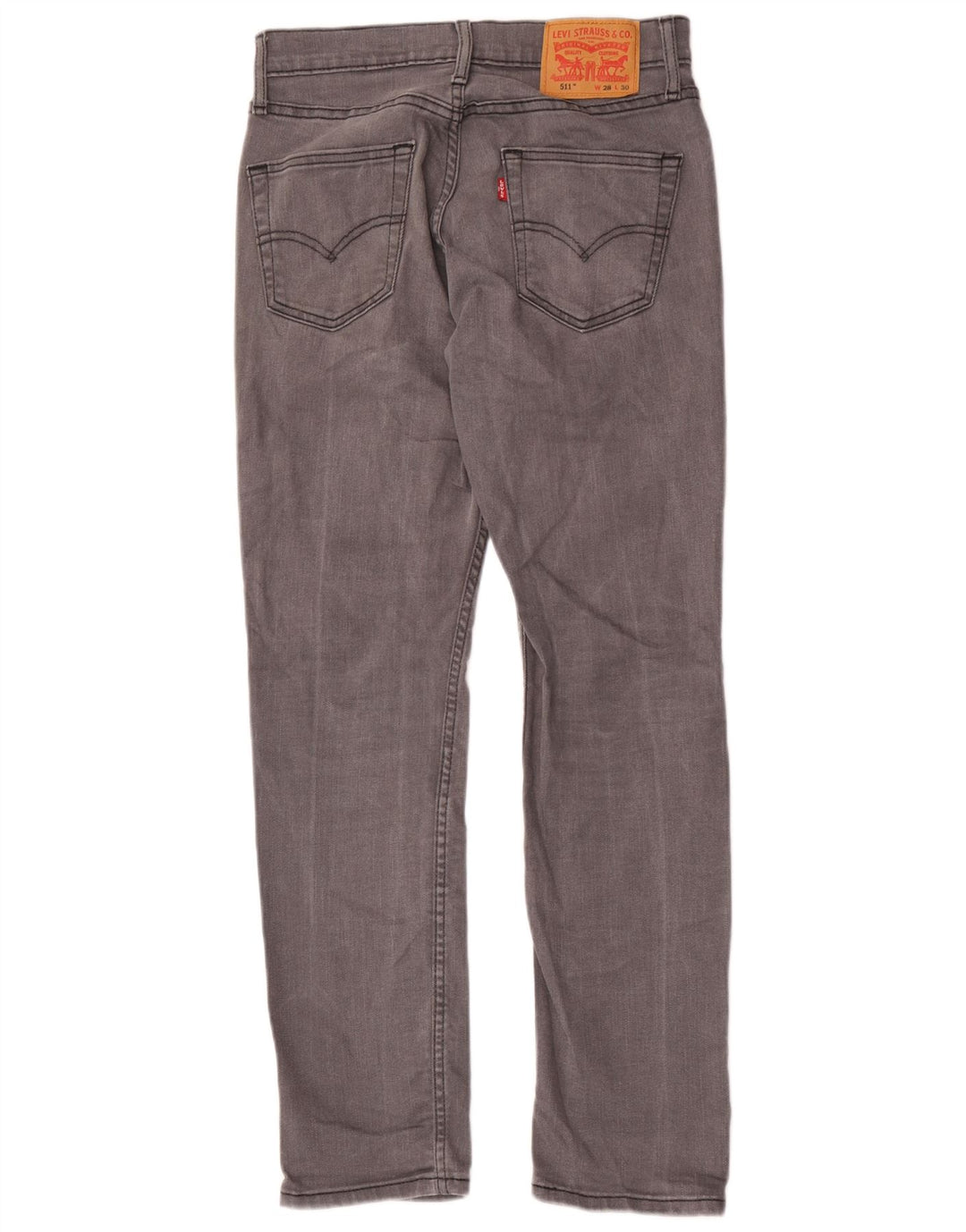 Jeans Levi's Uomo 511 Slim W28 L30 Cotone Grigio