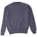 Maglione maglione girocollo da uomo French Connection blu medio in lana d'agnello