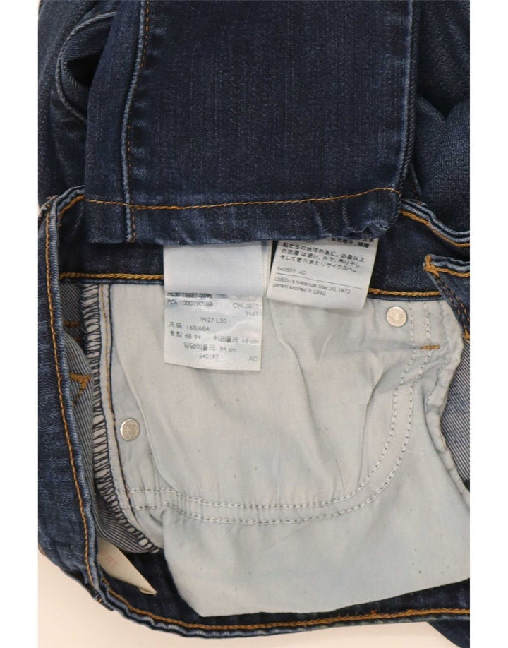 Levi's Jeans skinny 711 da donna W27 L30 Lyocell blu navy