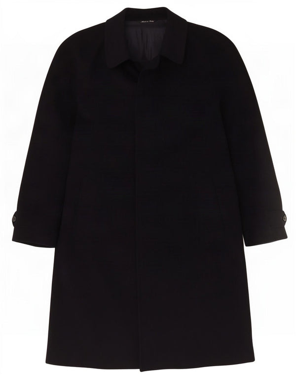 Cappotto da uomo Piccadilly UK 38 medio in lana blu navy
