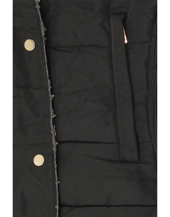 Giacca imbottita da donna Zara UK 14 grande nera