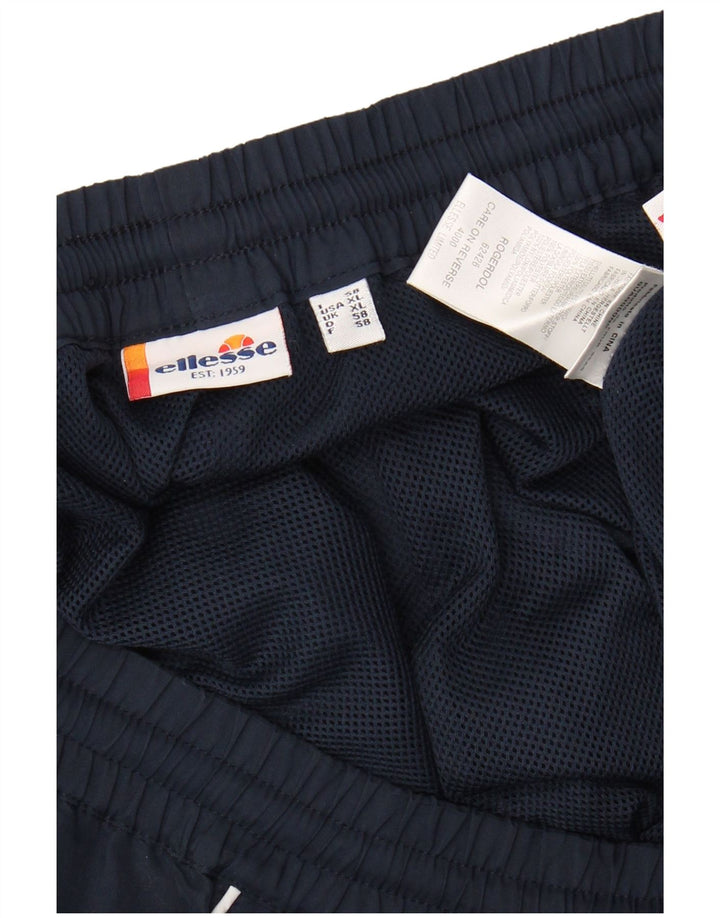 Pantaloni da tuta da uomo ELLESSE XL poliestere blu navy