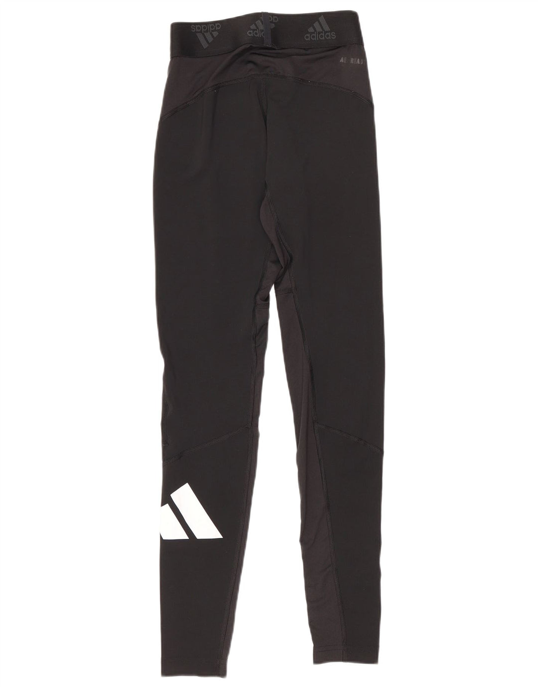 Leggings grafici da donna Adidas UK 10 piccoli poliestere nero