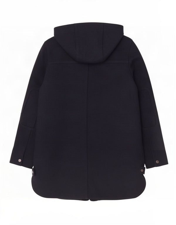 Cappotto con cappuccio da donna Zara UK 14 blu navy medio