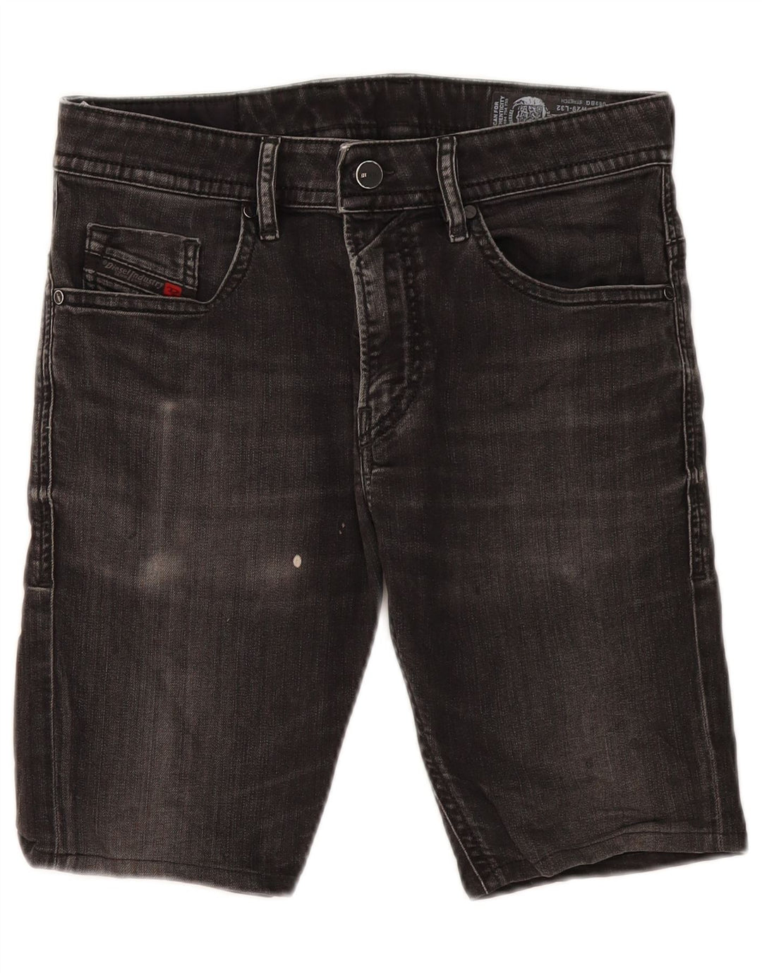 Pantaloncini di jeans Thommer da uomo Diesel W29 cotone nero medio