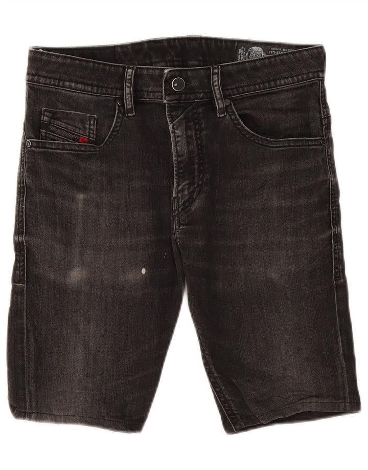 Pantaloncini di jeans Thommer da uomo Diesel W29 cotone nero medio