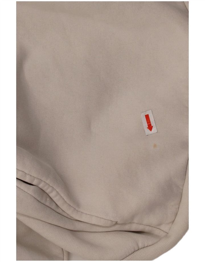 Felpa con cappuccio da uomo Kappa XL in cotone bianco