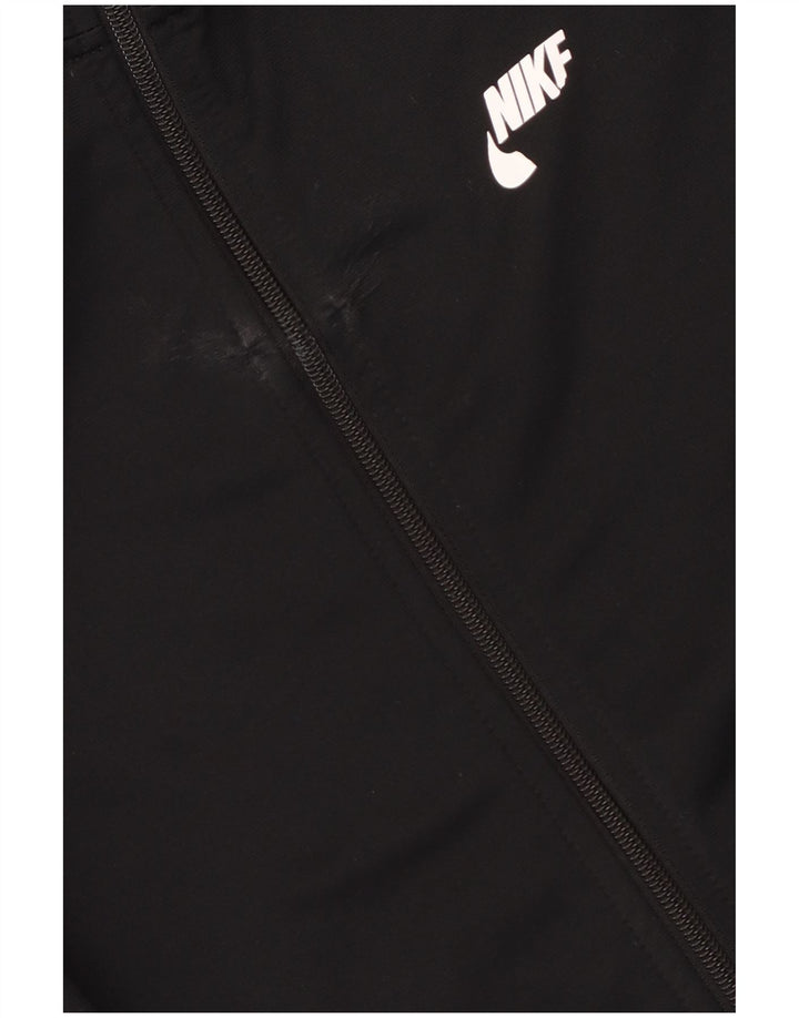 Giacca da ginnastica grafica da ragazzo Nike 13-14 anni XL poliestere nero