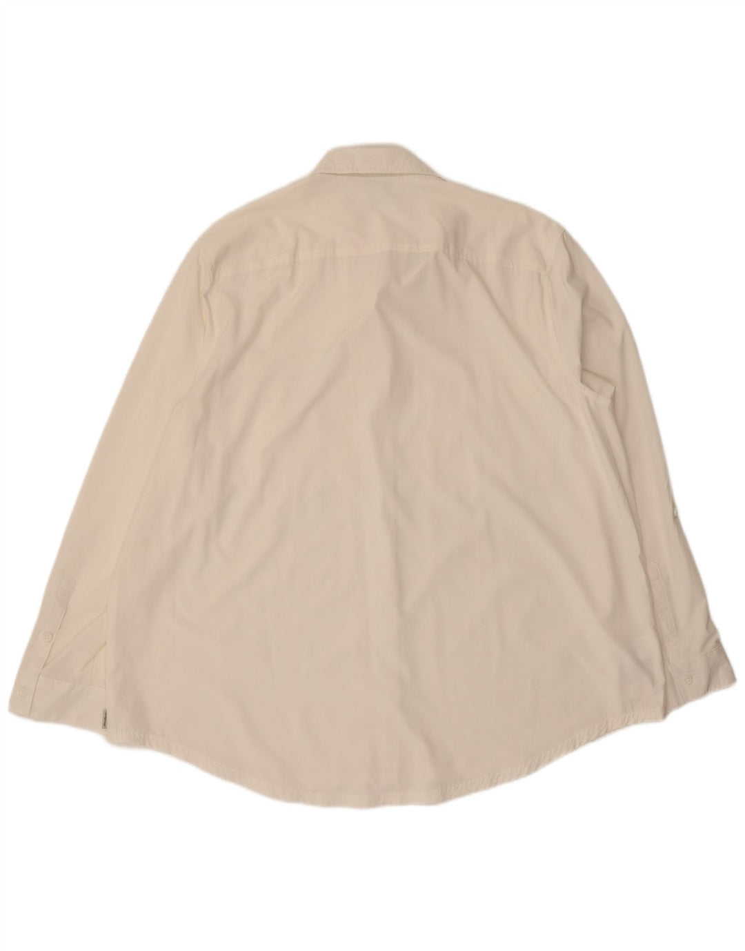 EDDIE BAUER Womens Classic Fit Shirt UK 20 2XL White Polyester