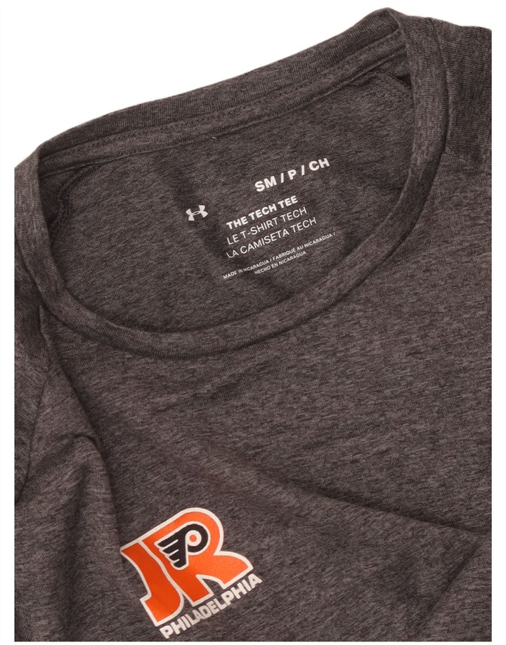 T-shirt da uomo UNDER ARMOUR Philadelphia piccola grigia chiazzata