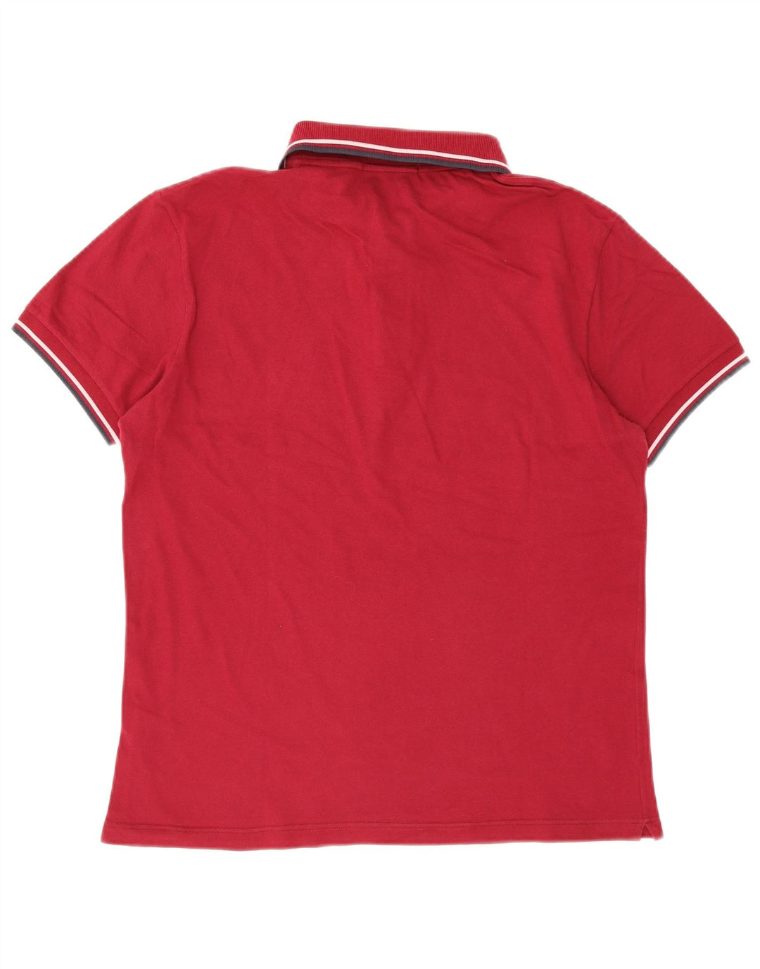 Polo da uomo Fred Perry in cotone a righe bordeaux medio
