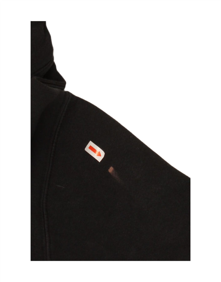 NIKE Mens Hoodie Jumper Medium Black Cotton Vintage Nike and Second-Hand Nike from Messina Hembry 