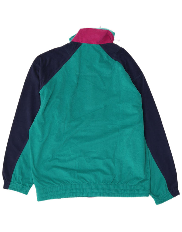 Giacca da uomo in velluto pullover di Mello's, giacca grande color block verde