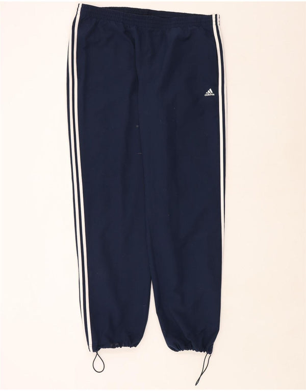 Pantaloni da tuta da uomo Adidas Climalite Joggers XL blu navy poliestere