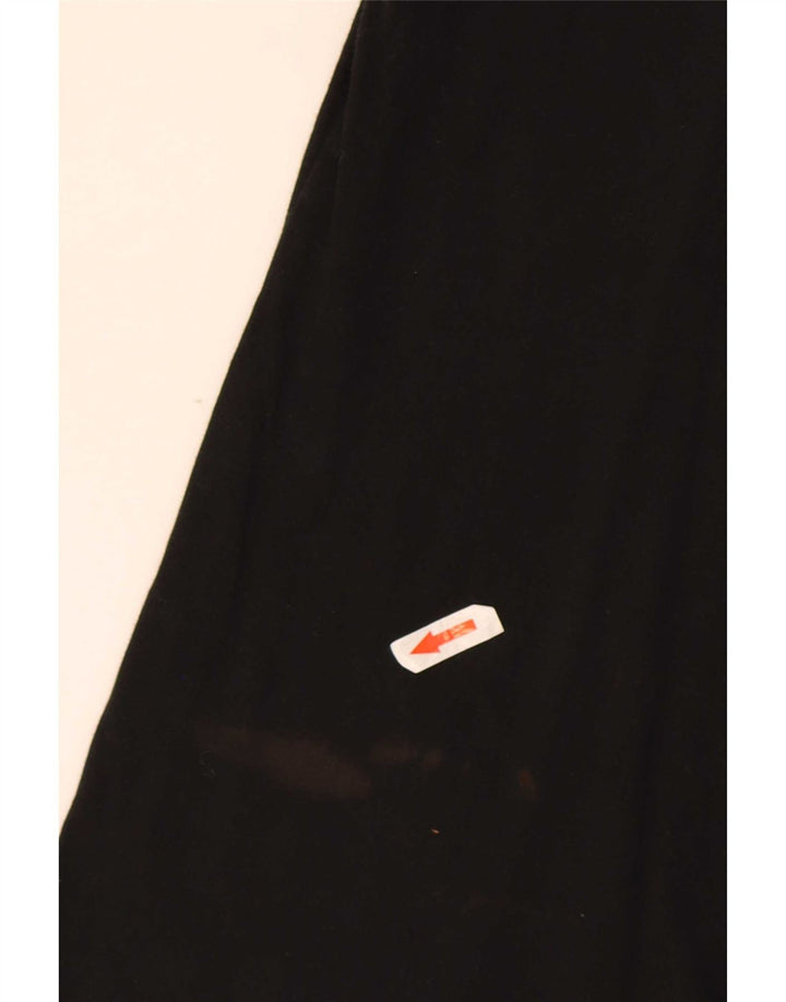 Marks & Spencer Top da donna a maniche lunghe UK 16 Large in cotone nero