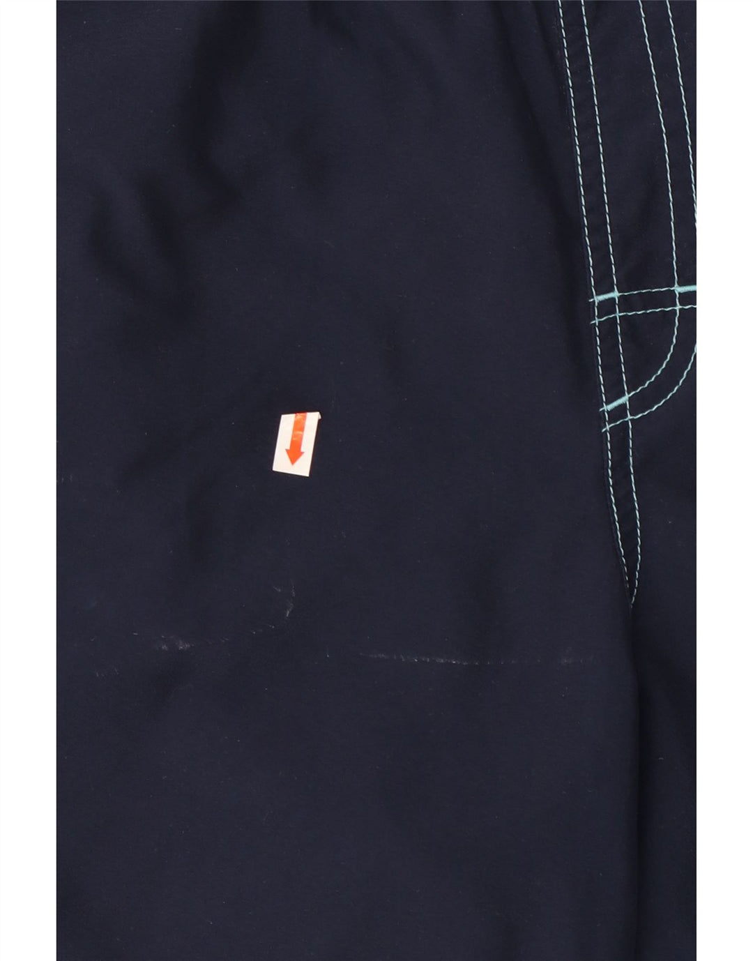 Pantaloncini da bagno con grafica Adidas da uomo, poliestere color block medio blu navy