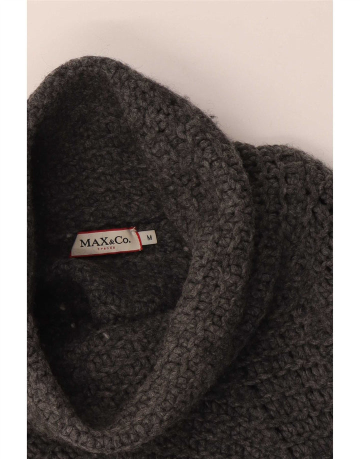 Maglione maglione a collo alto da donna Max & Co. UK 12 Grigio medio