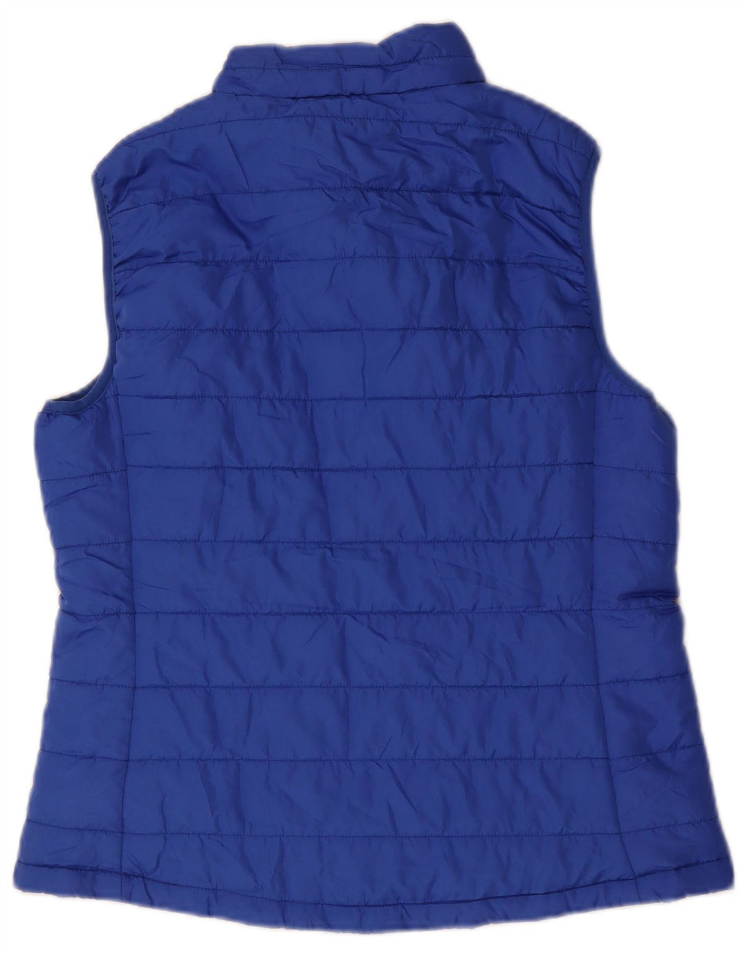 Gilet imbottito da donna Marks & Spencer UK 12 poliestere blu medio