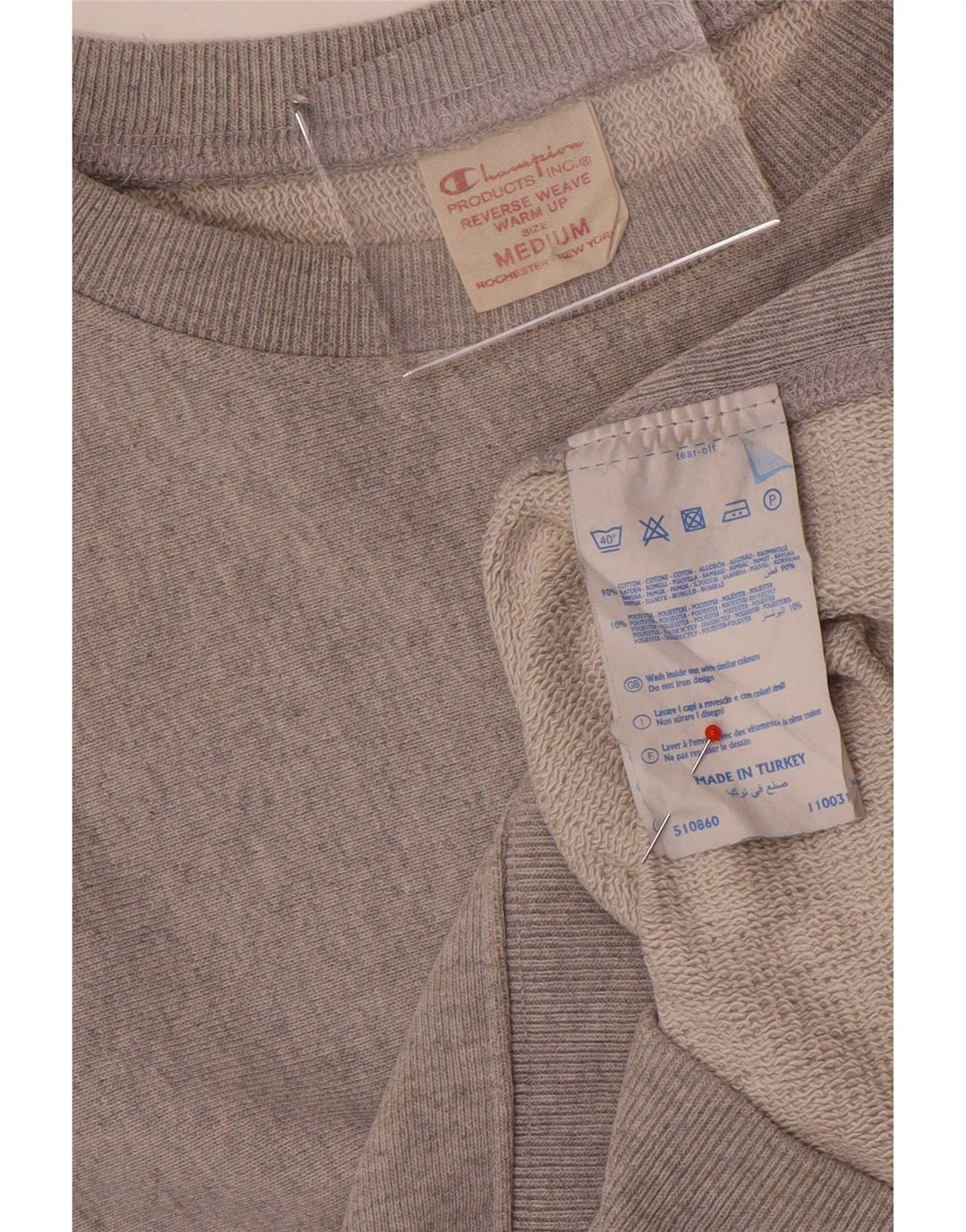 Felpa da donna Champion UK 14 Cotone grigio medio