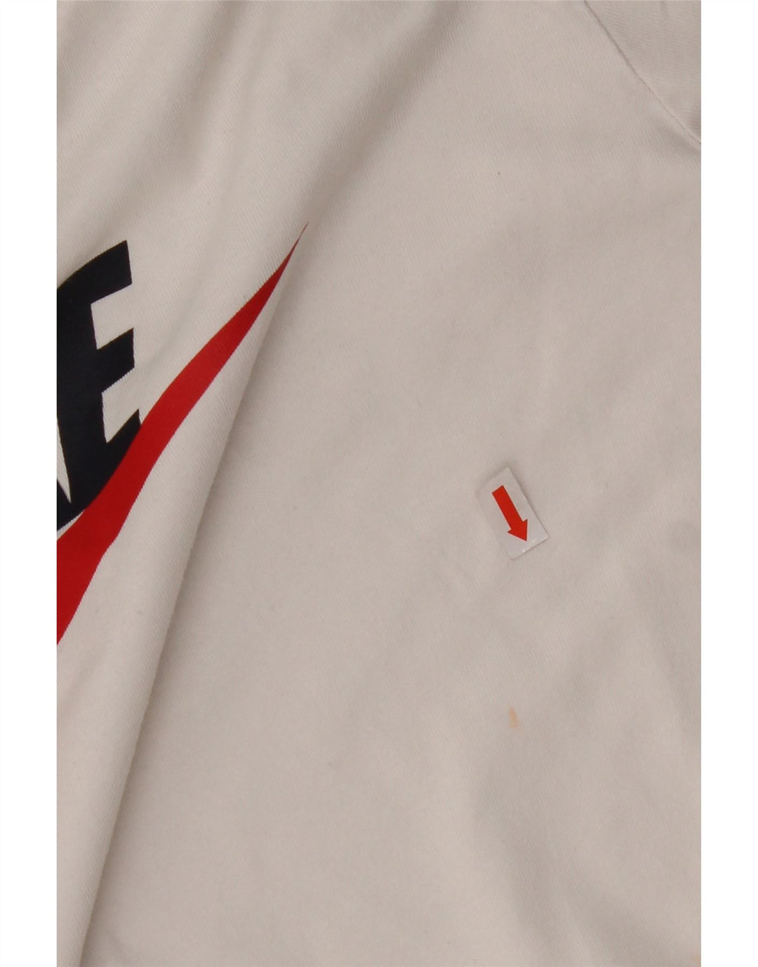 T-shirt grafica NIKE da bambino 13-14 anni in cotone bianco