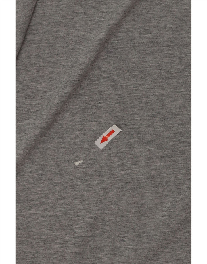 T-shirt Nike Dri Fit da uomo, grande, in cotone chiazzato grigio