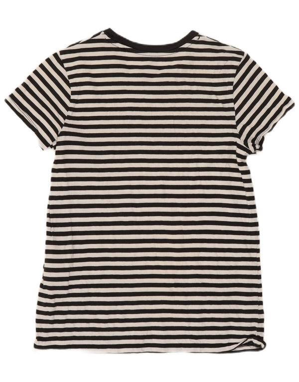 T-shirt da donna Levi's Top UK 4 XS cotone a righe nere