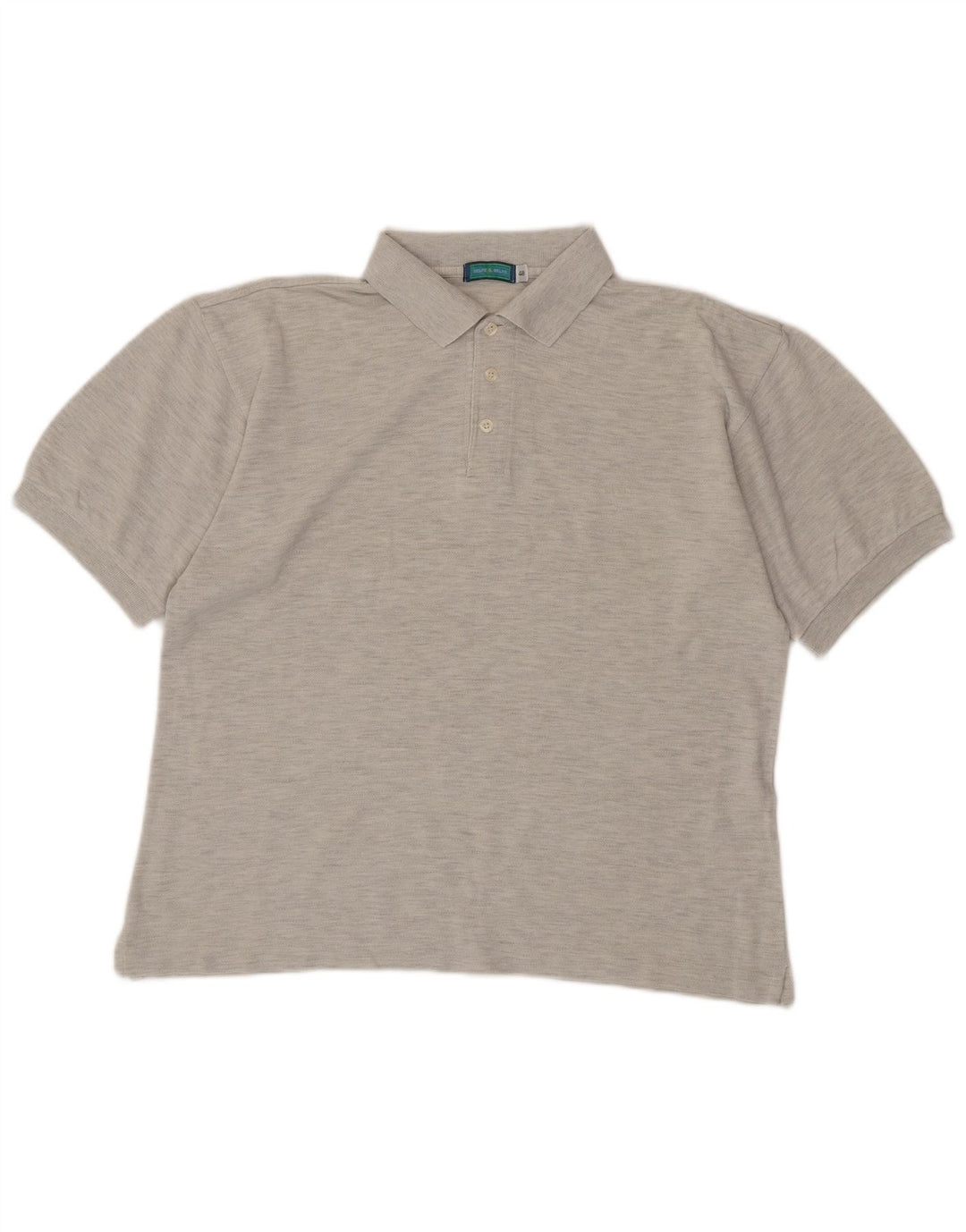 Polo da uomo BELFE & BELFE IT 48 Cotone screziato grigio medio