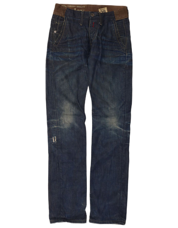 Jeans slim invecchiati da uomo Replay W28 L34 cotone blu