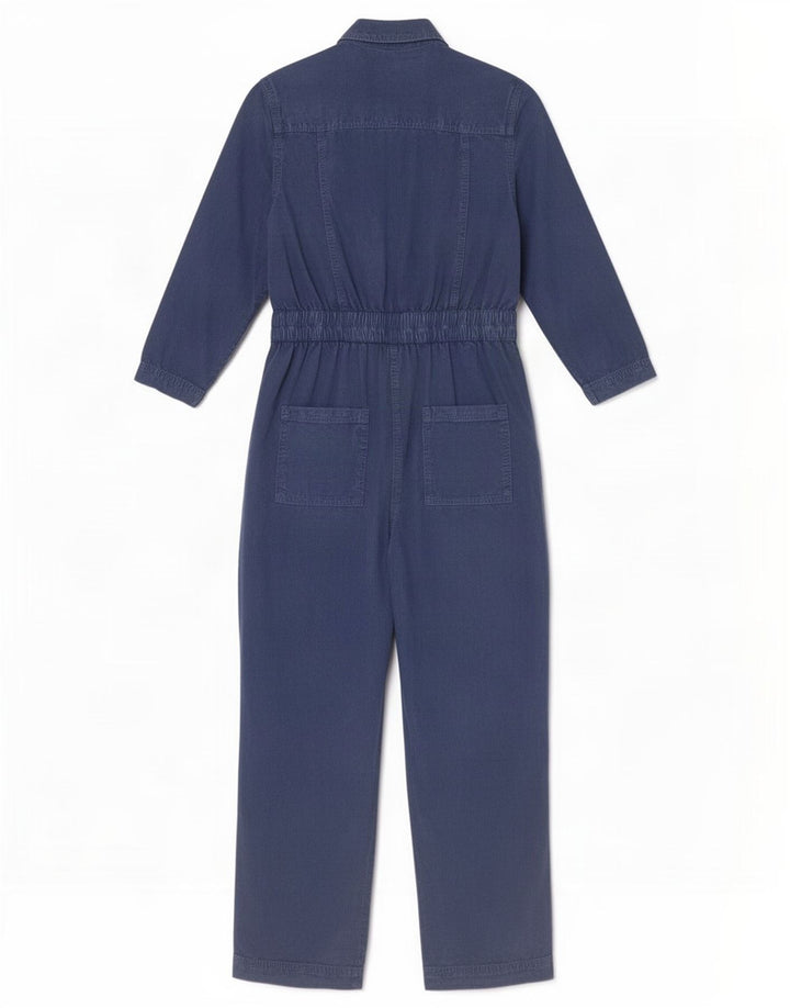 Tuta a maniche lunghe da donna Marks & Spencer UK 8 Small Lyocell blu