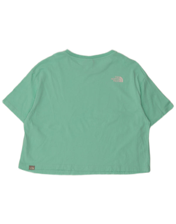 T-shirt corta da donna The North Face UK 18 XL cotone verde