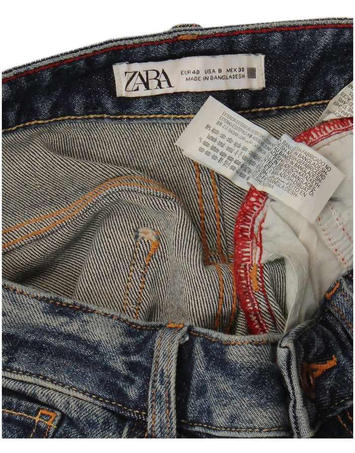 Jeans larghi da donna Zara EU 40 medio W30 L29 cotone blu