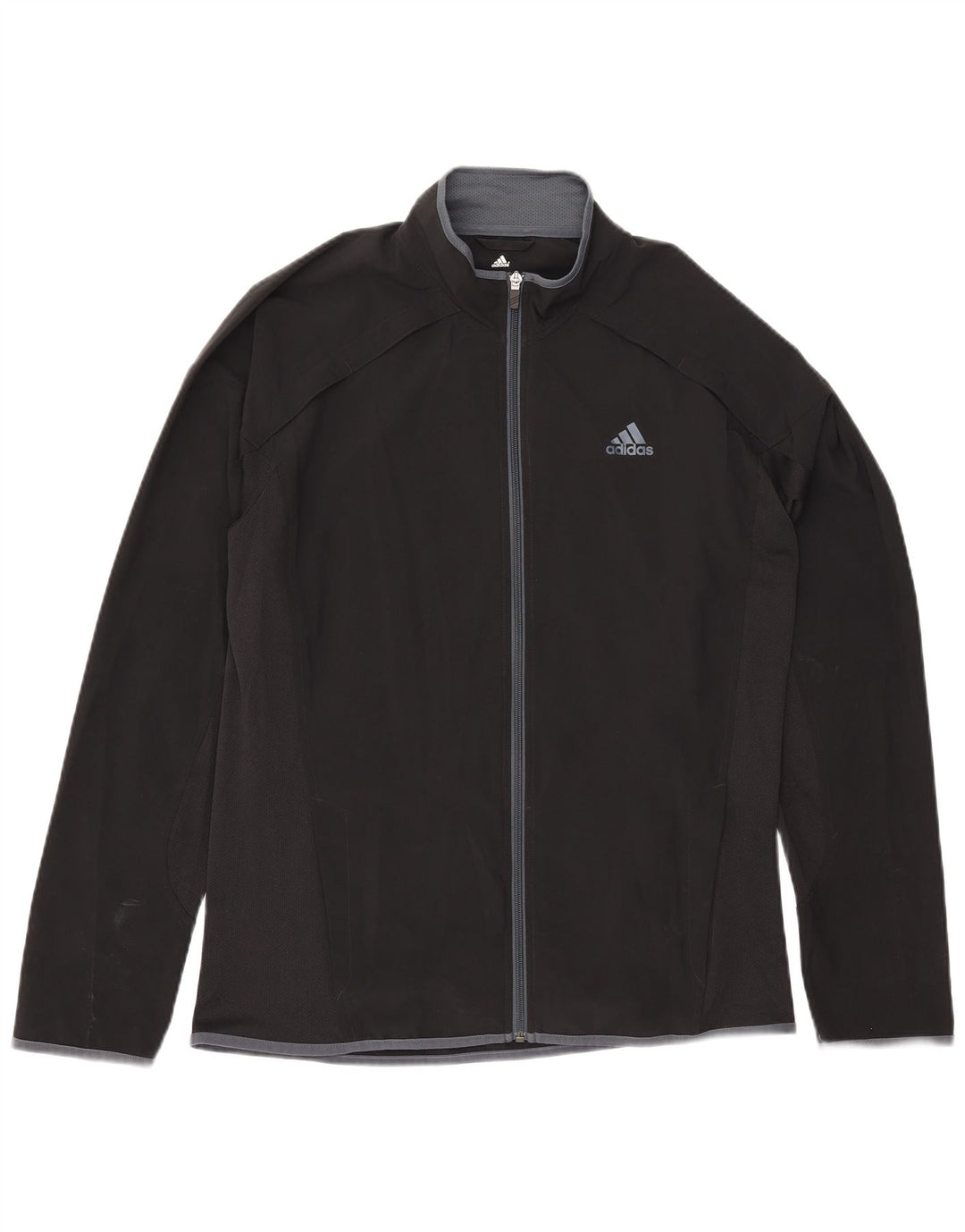 Giacca da allenamento Adidas Climalite da uomo, media, in poliestere nero