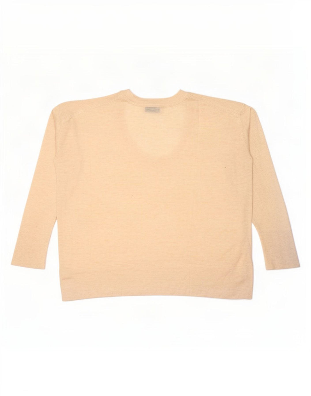 Top oversize da donna Zara a maniche lunghe UK 14 Beige medio screziato