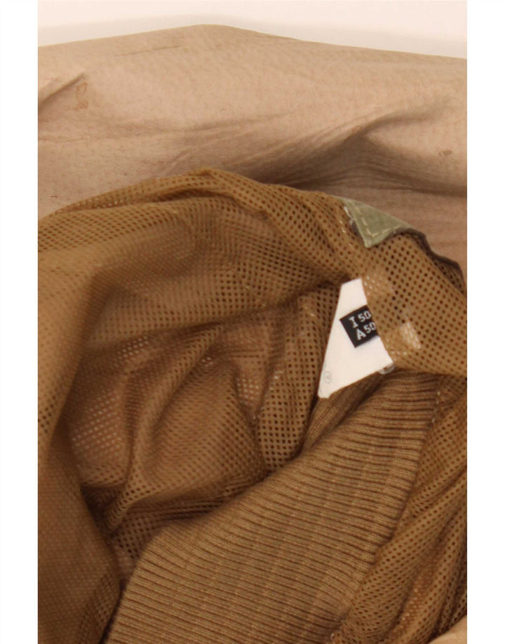 Giacca in pelle vintage da uomo IT 50 grande marrone