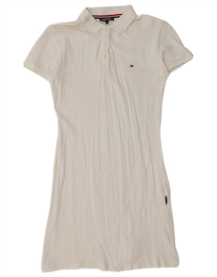 Abito polo da donna Tommy Hilfiger UK 14 grande bianco