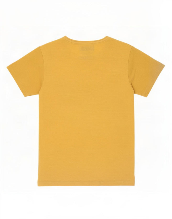 T-shirt grafica da uomo Jack & Jones Top in poliestere giallo medio