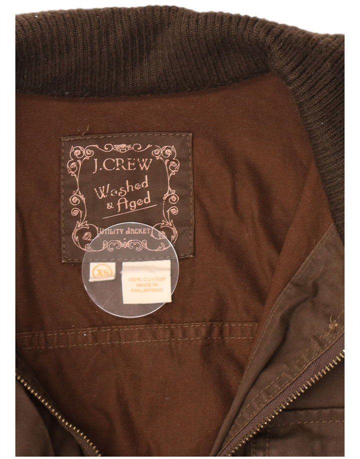 Giacca utility da donna J. Crew UK 6 XS cotone marrone