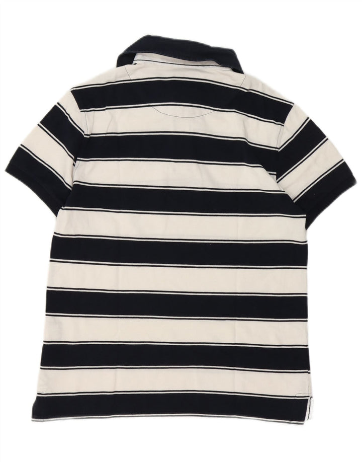Polo Uomo Slam Piccola in Cotone Rigato Bianco