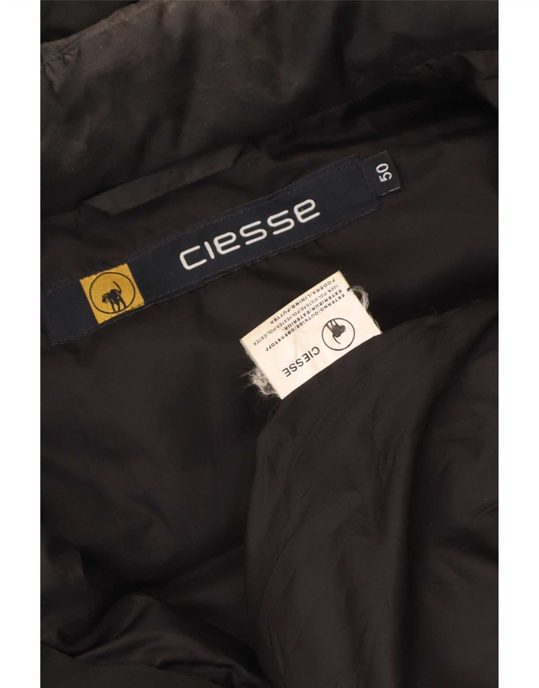 Ciesse Piumini Piumino Uomo con Cappuccio IT 50 Large Nero Poliestere