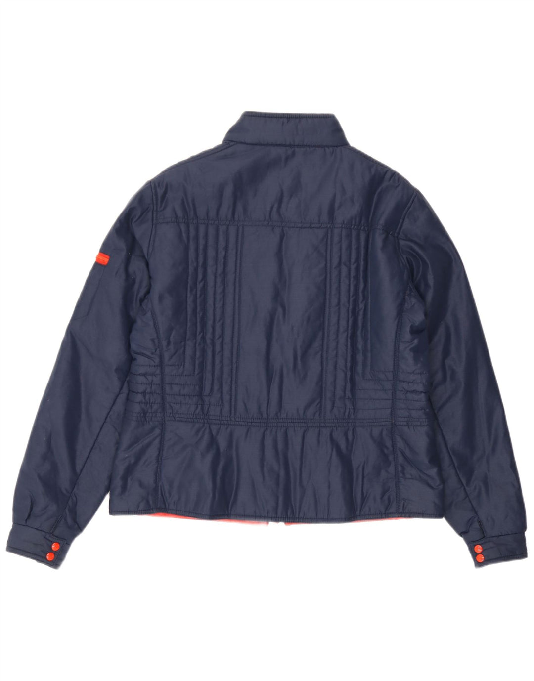 Giacca imbottita da donna Trissi UK 14 medio blu navy