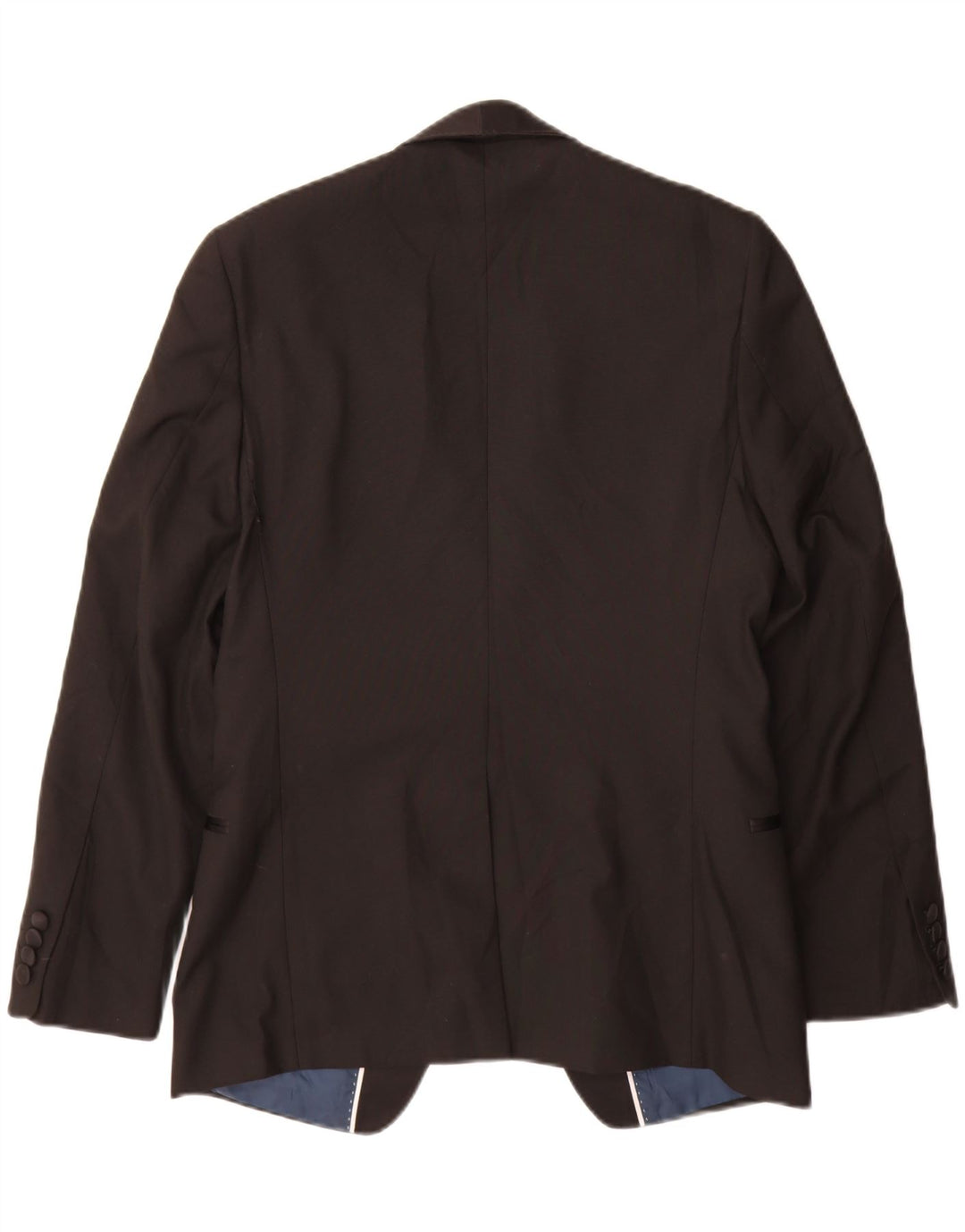 Giacca blazer a 1 bottone Marks & Spencer da uomo UK 38 poliestere nero medio