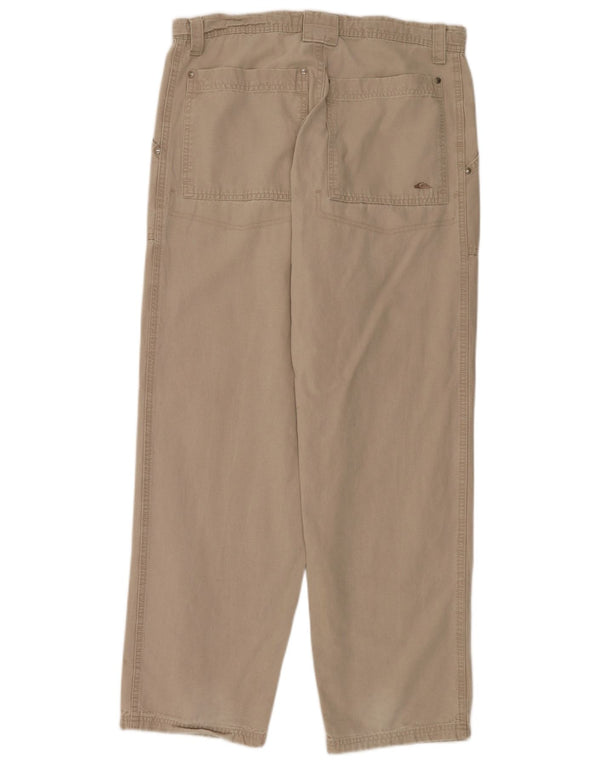 Pantaloni casual da uomo Quiksilver medi W32 L32 cotone beige
