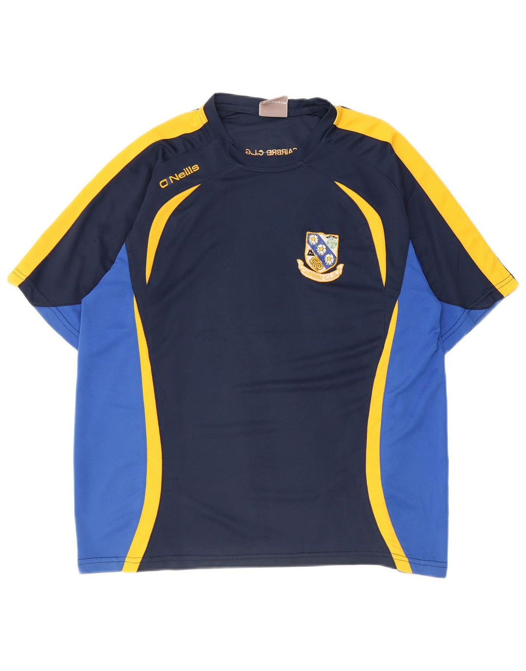 T-shirt grafica da uomo O'Neills Top in poliestere color block medio blu navy