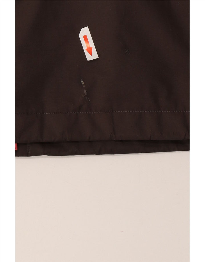 Giacca antipioggia oversize con cappuccio da donna Sprayway UK 8 piccola poliestere marrone