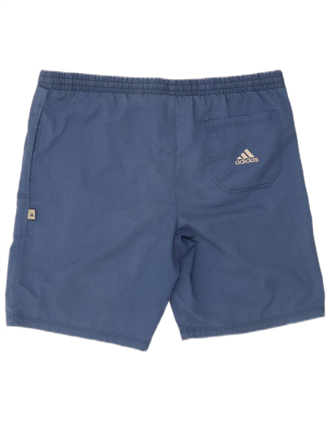 Pantaloncini sportivi da uomo Adidas medi in poliestere blu navy