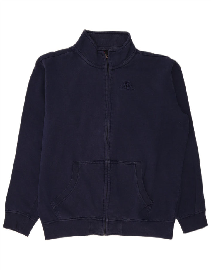 Giacca da ginnastica da uomo KAPPA grande in cotone blu navy