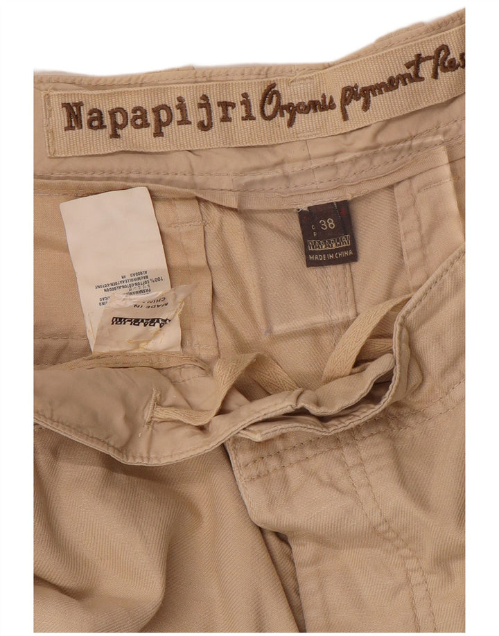 Pantaloncini chino da uomo NAPAPIJRI W38 XL in cotone beige